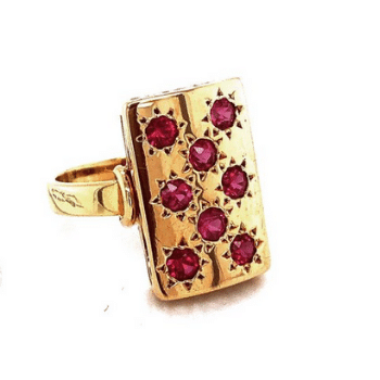 Ruby and Gold Estate Ring